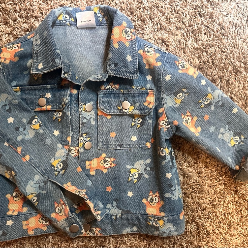 Bluey Kids Jean Jacket